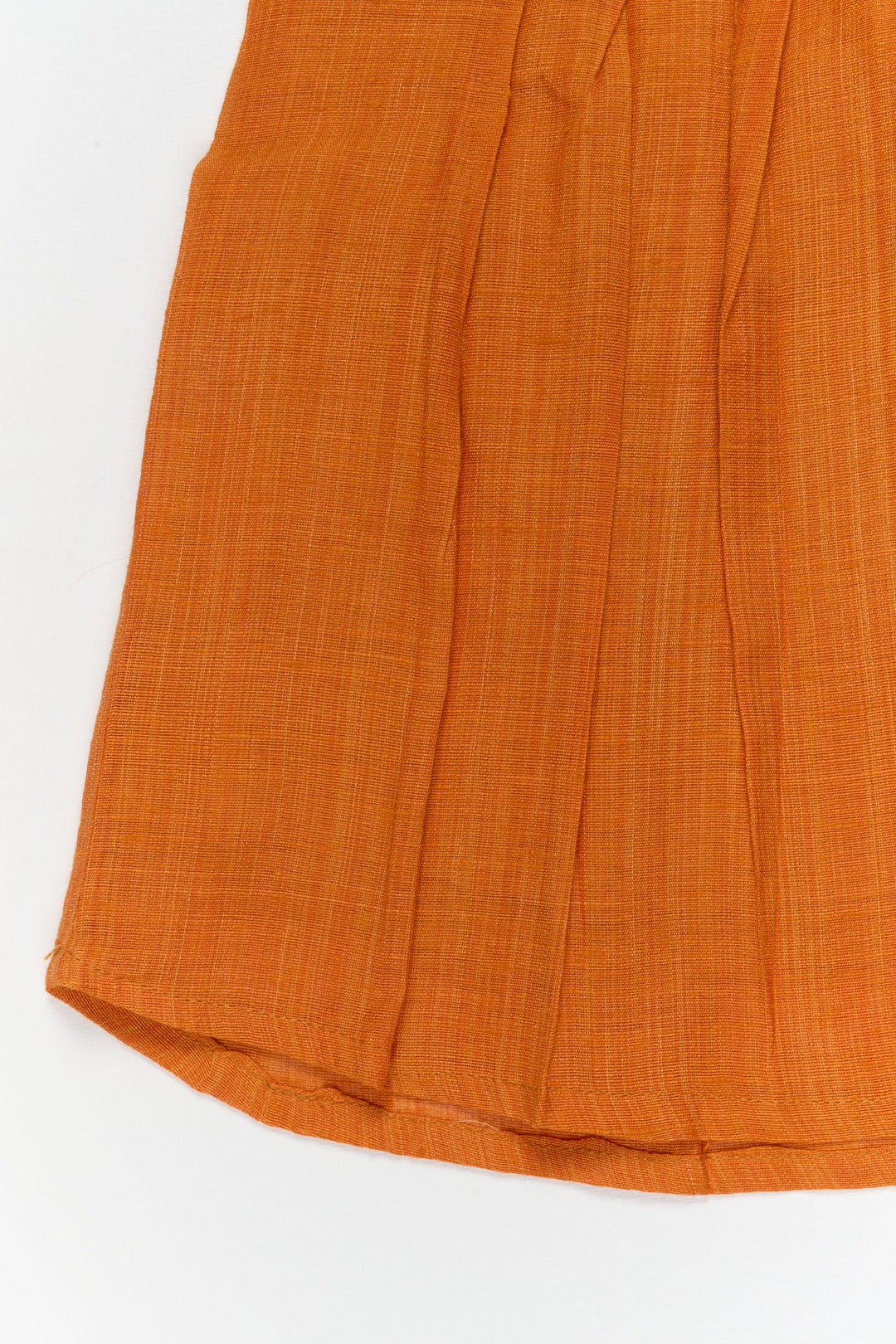 The Nesavu Girls Chanderi Frock Toddler Girl Festive Chanderi Frock with Embroidered Yoke for Casual Functions Nesavu Nesavu toddler girl chanderi cotton frock with lace yoke for poojas and traditional daywear