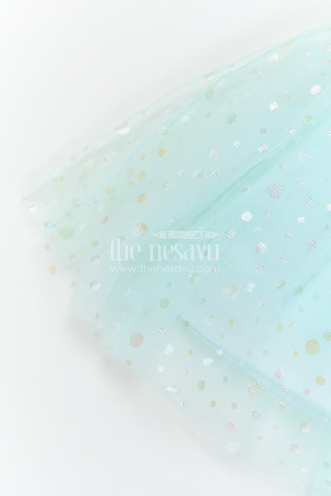 The Nesavu Girls Fancy Party Frock Toddler Girl Party Dress for Photoshoots and Evening Functions Nesavu Nesavu Toddler Girl Party Dress For Photoshoots And Evening Functions With Shimmer And Soft Net Flare