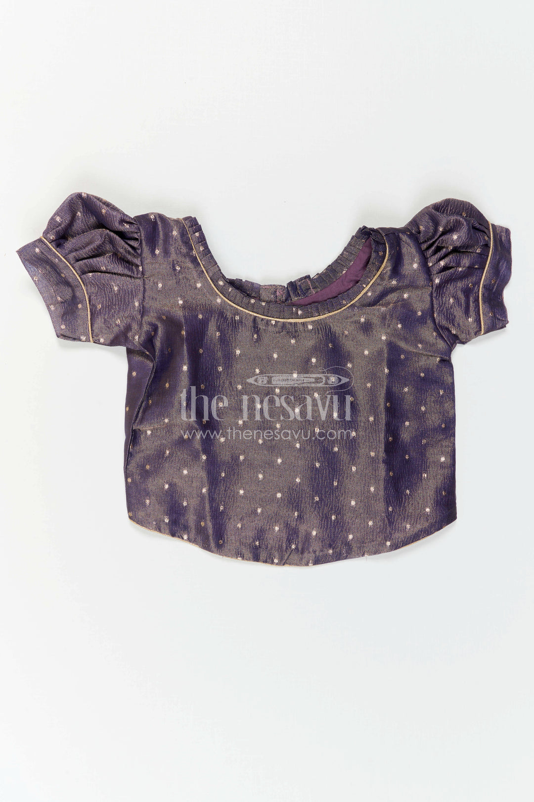 The Nesavu Pattu Pavadai Toddler Girl Pattu Pavadai for Festive Events and Birthdays Nesavu Nesavu Toddler Girl Pattu Pavadai With Artistic Printed Skirt And Sequence Embroidered Blouse