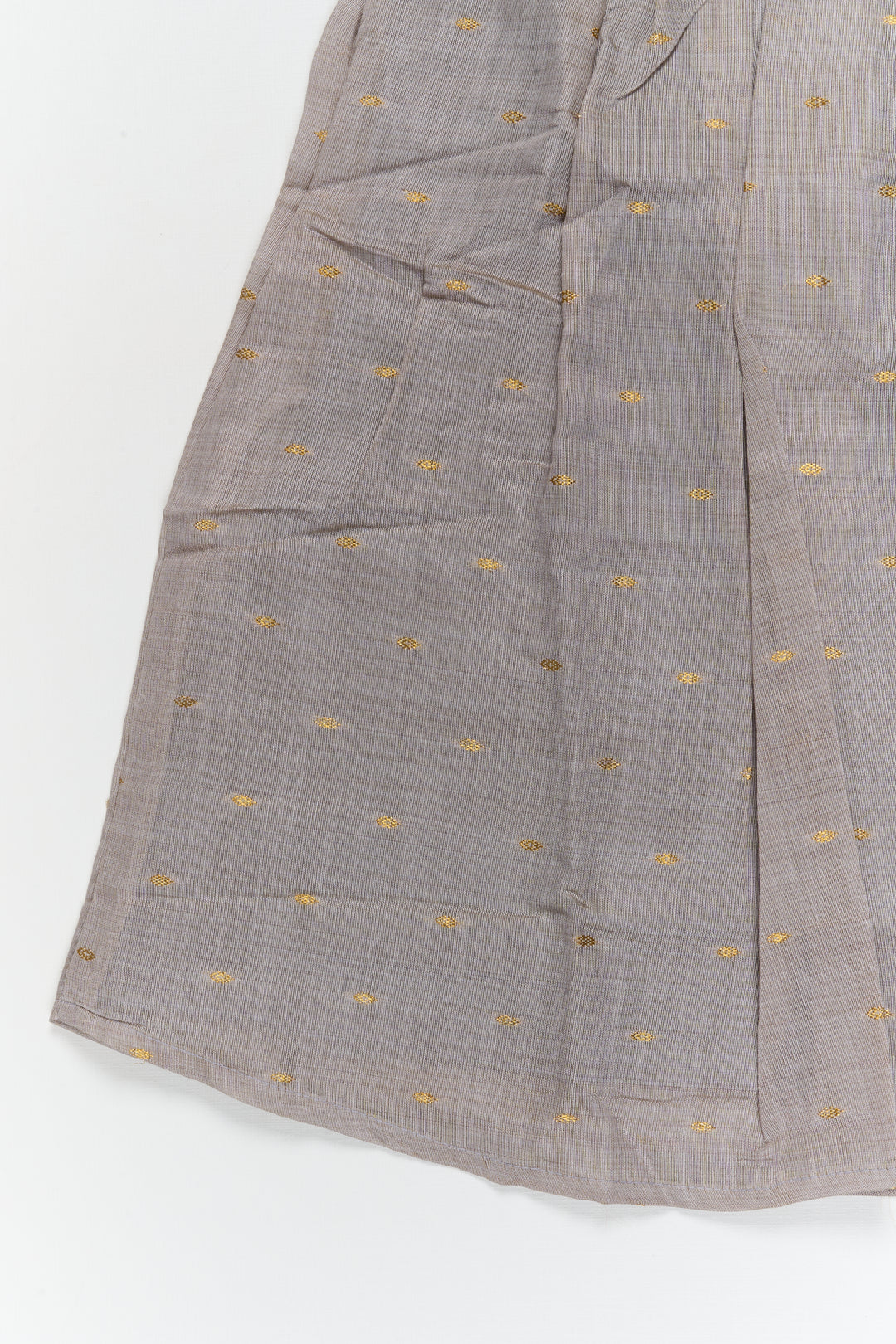 The Nesavu Girls Cotton Frock Toddler Girl Silk Frock for Poojas and Cultural Functions Nesavu Nesavu toddler girl viscose silk frock with butti design for poojas and festive events