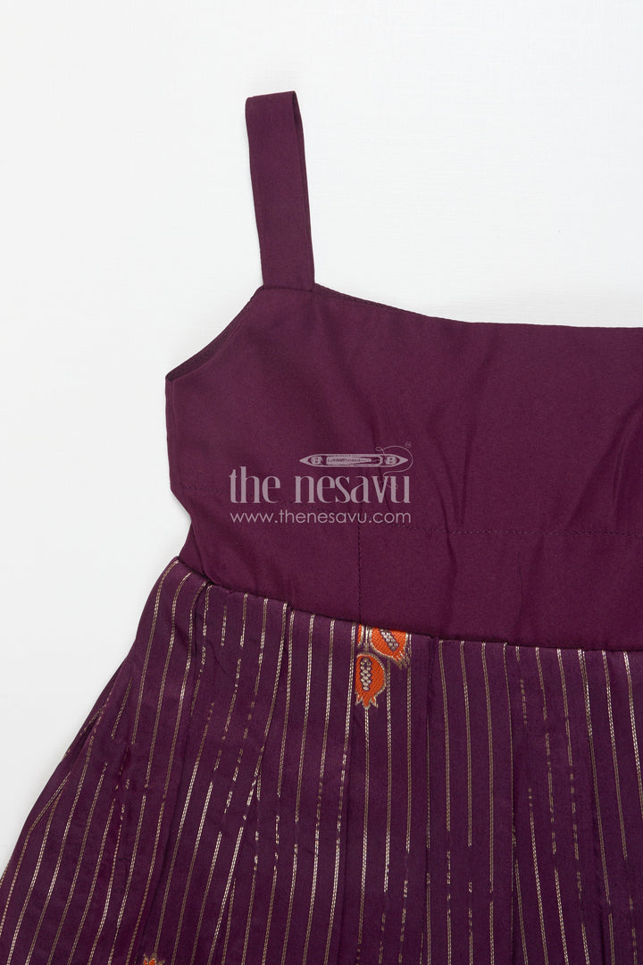 The Nesavu Pattu Pavadai Traditional Baby Girl Pattu Pavadai for Weddings and Naming Ceremony Nesavu Nesavu traditional baby girl pattu pavadai for naming ceremony and festive occasions