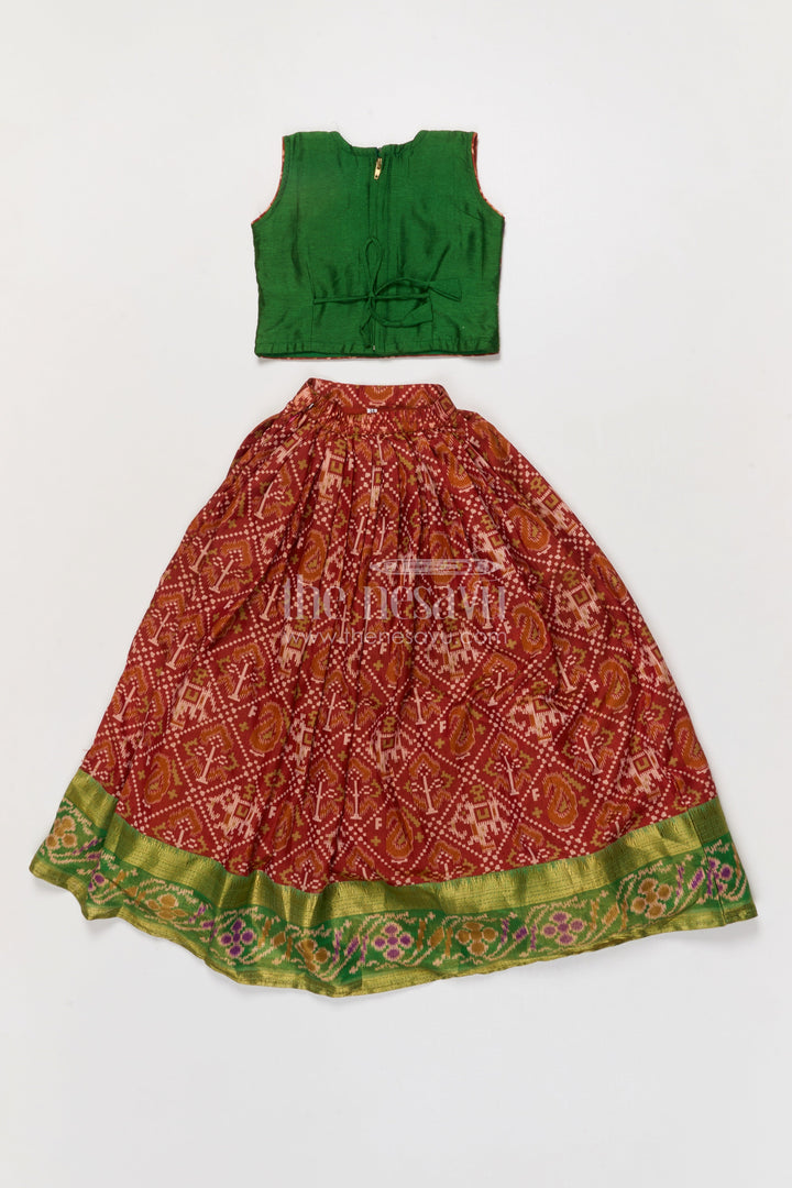 The Nesavu Girls Lehenga Choli Traditional Girls Lehenga Choli for Cultural Functions and Family Events Nesavu Nesavu traditional girls lehenga choli for family functions and ethnic celebrations