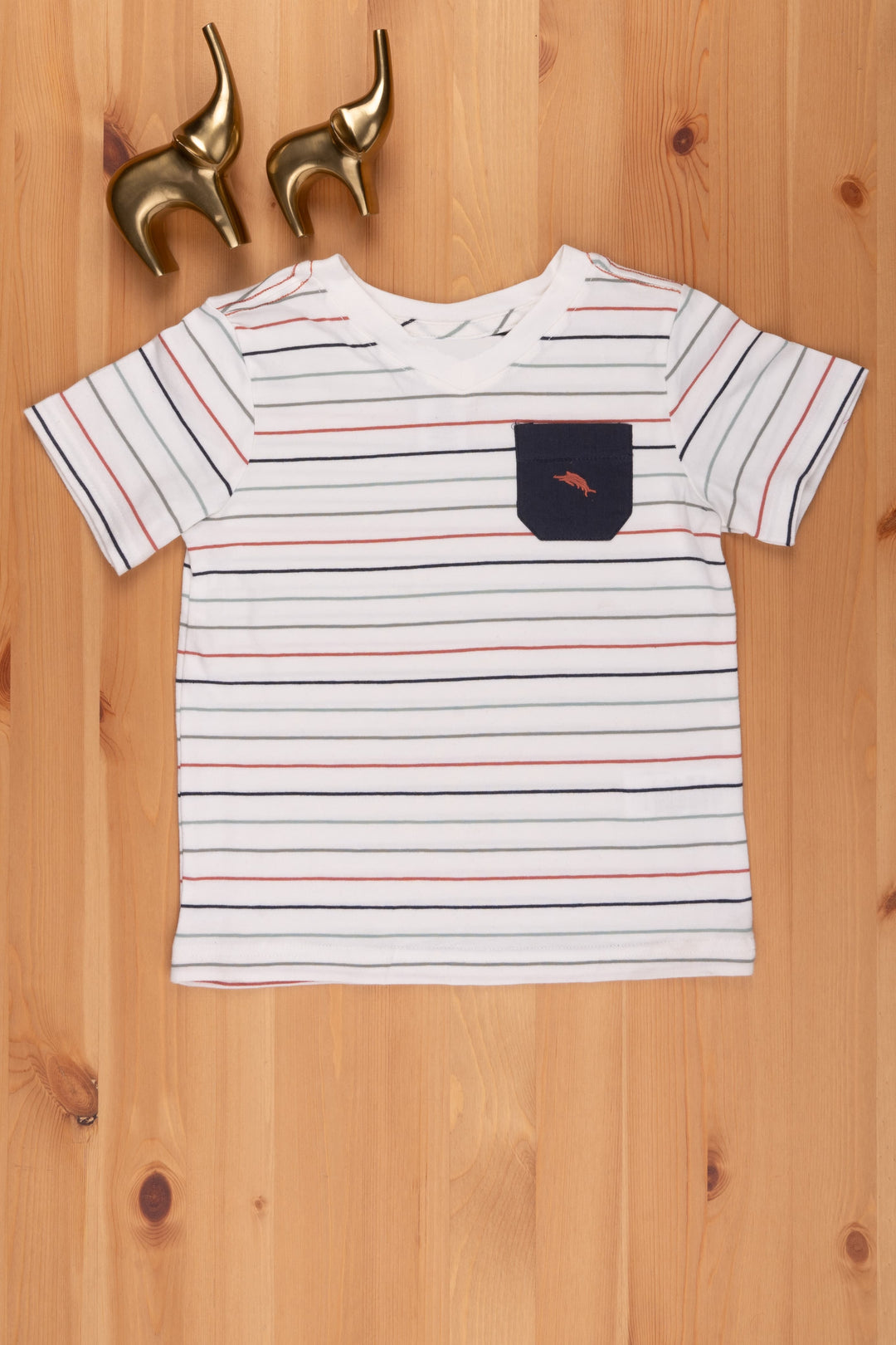 The Nesavu Boys T Shirt Versatile Kids Unisex T-Shirt Everyday Style for Boys and Girls Nesavu 18 (6M) / White LTP002 Cool and Comfortable Boys' Graphic T-Shirts: Express Their Style