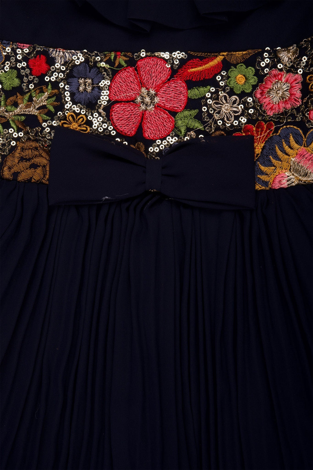 The Nesavu Girls Fancy Frock Vintage-Inspired Fancy Frock with Embroidered Bodice and Scallop Hem Nesavu Princess Tunic Dress For Girls - Ideal For Birthdays & Casual Events | The Nesavu