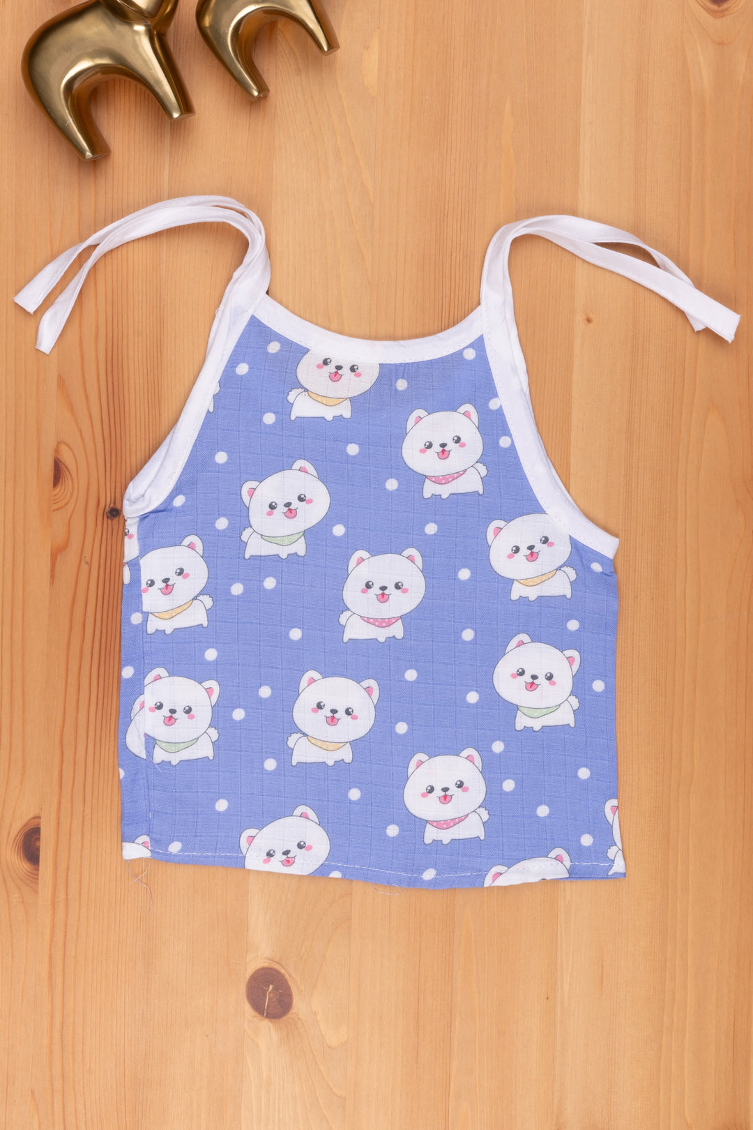 Violet Tie-Up Newborn Wear: Gorgeous Animal Print - Main Image