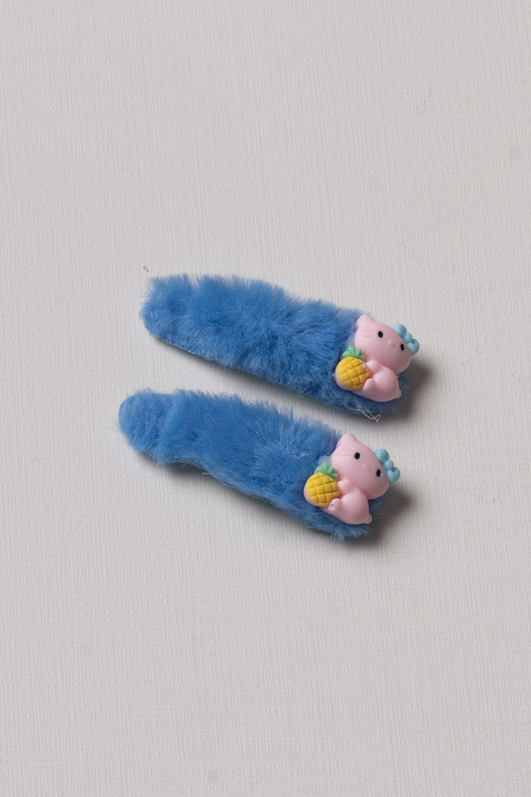 The Nesavu Tick Tac Clip Whimsical Blue Furry Character Hair Clip Nesavu Blue / Style 1 JHTT09A Fun Blue Furry Character Hair Clip | Cute Stylish Accessory | The Nesavu