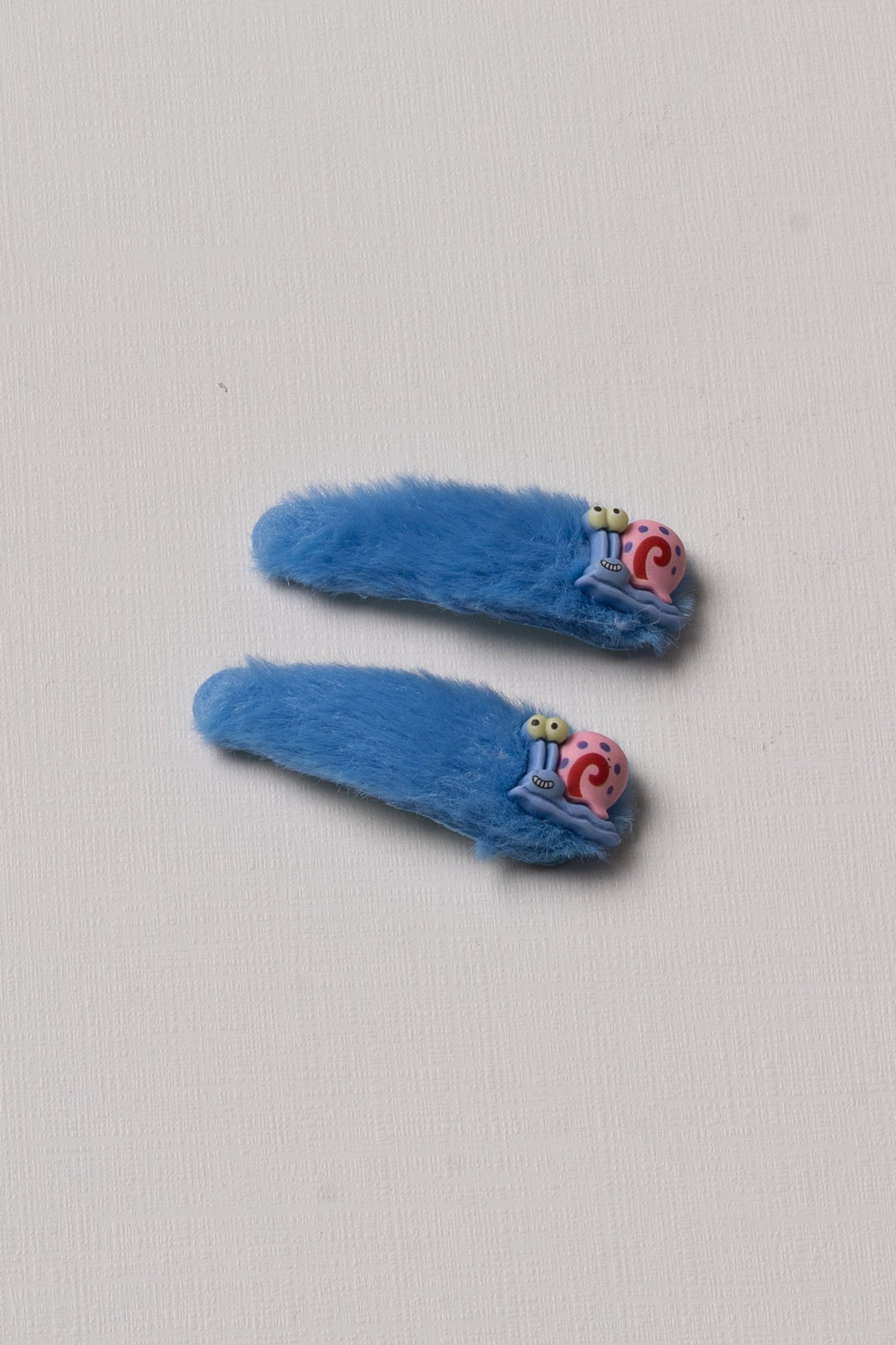 The Nesavu Tick Tac Clip Whimsical Blue Furry Character Hair Clip Nesavu Fun Blue Furry Character Hair Clip | Cute Stylish Accessory | The Nesavu