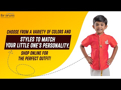 Royal Peach Traditional Boys Pattu Shirt With Unicorn Embroidery