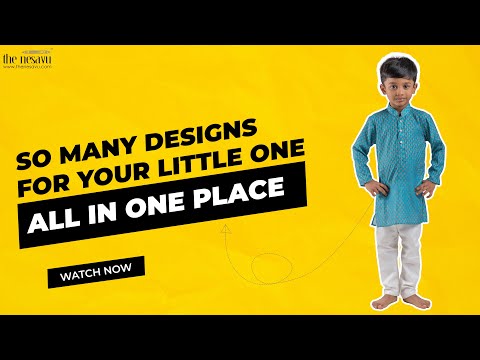 Dark Blue Latest Printed Cotton Kurta With White Pants For Little Boys