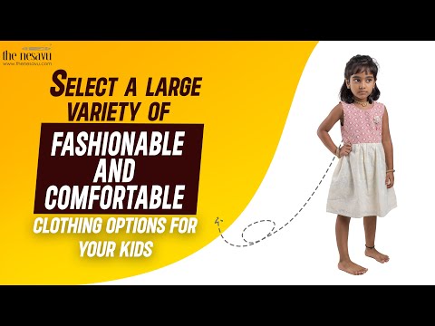 Floral Designer White Cotton Frock with Geometrical Lucknow Chikan Maroon Yoke for Baby Girls