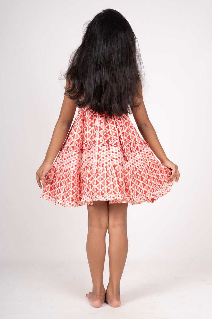 The Nesavu Frocks & Dresses Casual Baby Girls Soft Cotton With Pin-Tucked Yoke psr silks Nesavu