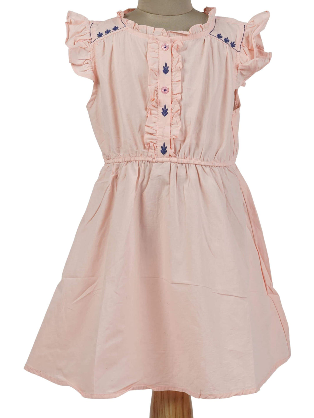 The Nesavu Frocks & Dresses Daily Wear Cotton Small Baby Frock for Girls psr silks Nesavu