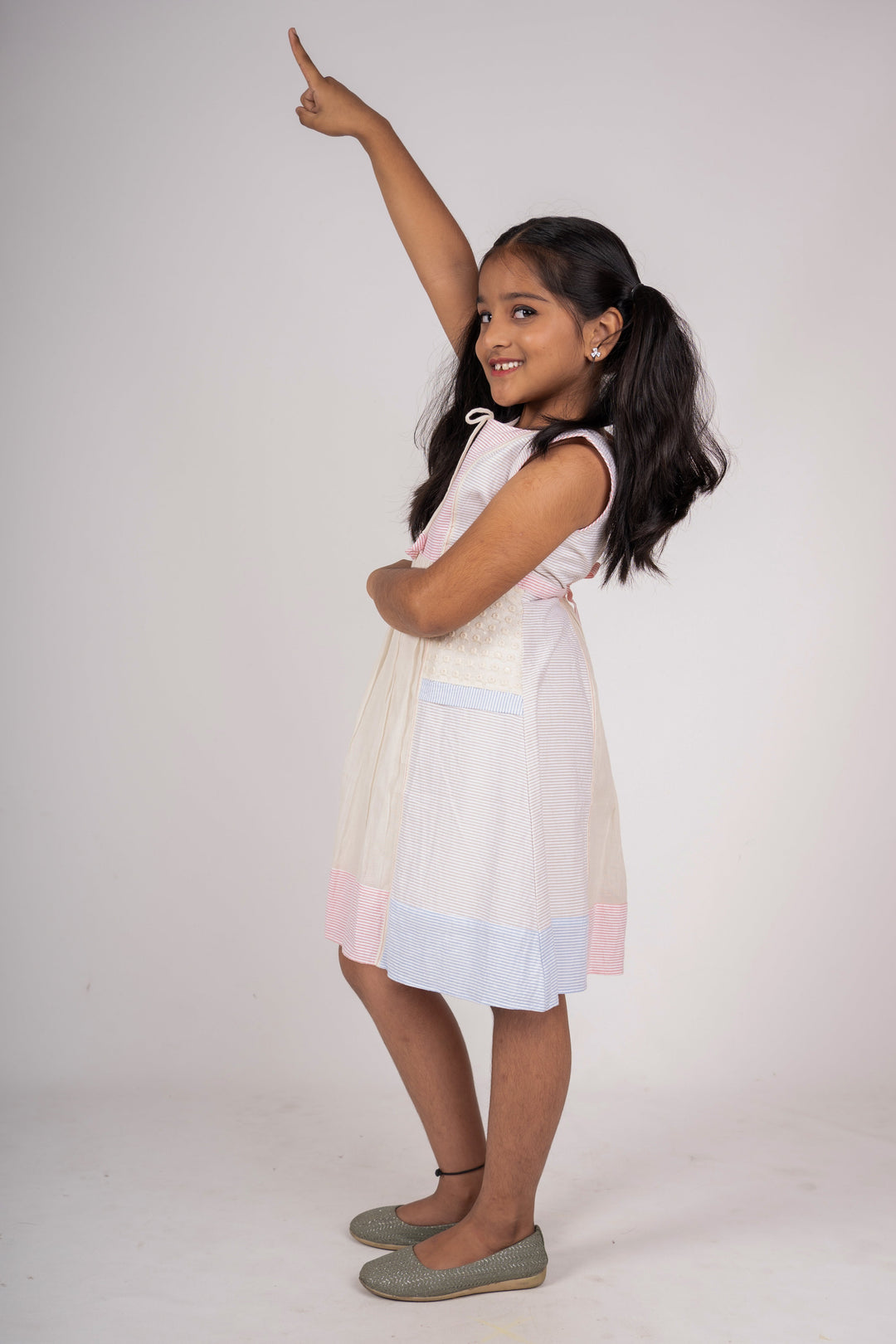 The Nesavu Frocks & Dresses Handloom Cotton Frocks For Kids Girls psr silks Nesavu