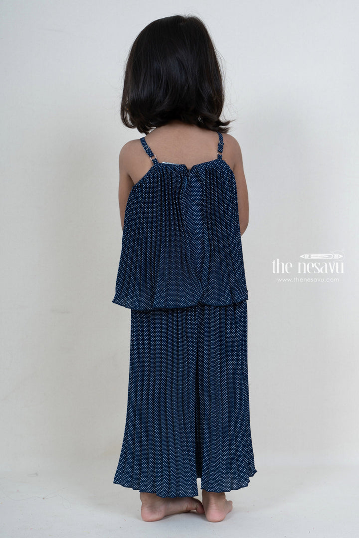 The Nesavu Baby Frock / Jhabla Polka Dotted Peach Crushed Jumpsuit For New Born Baby Girls psr silks Nesavu