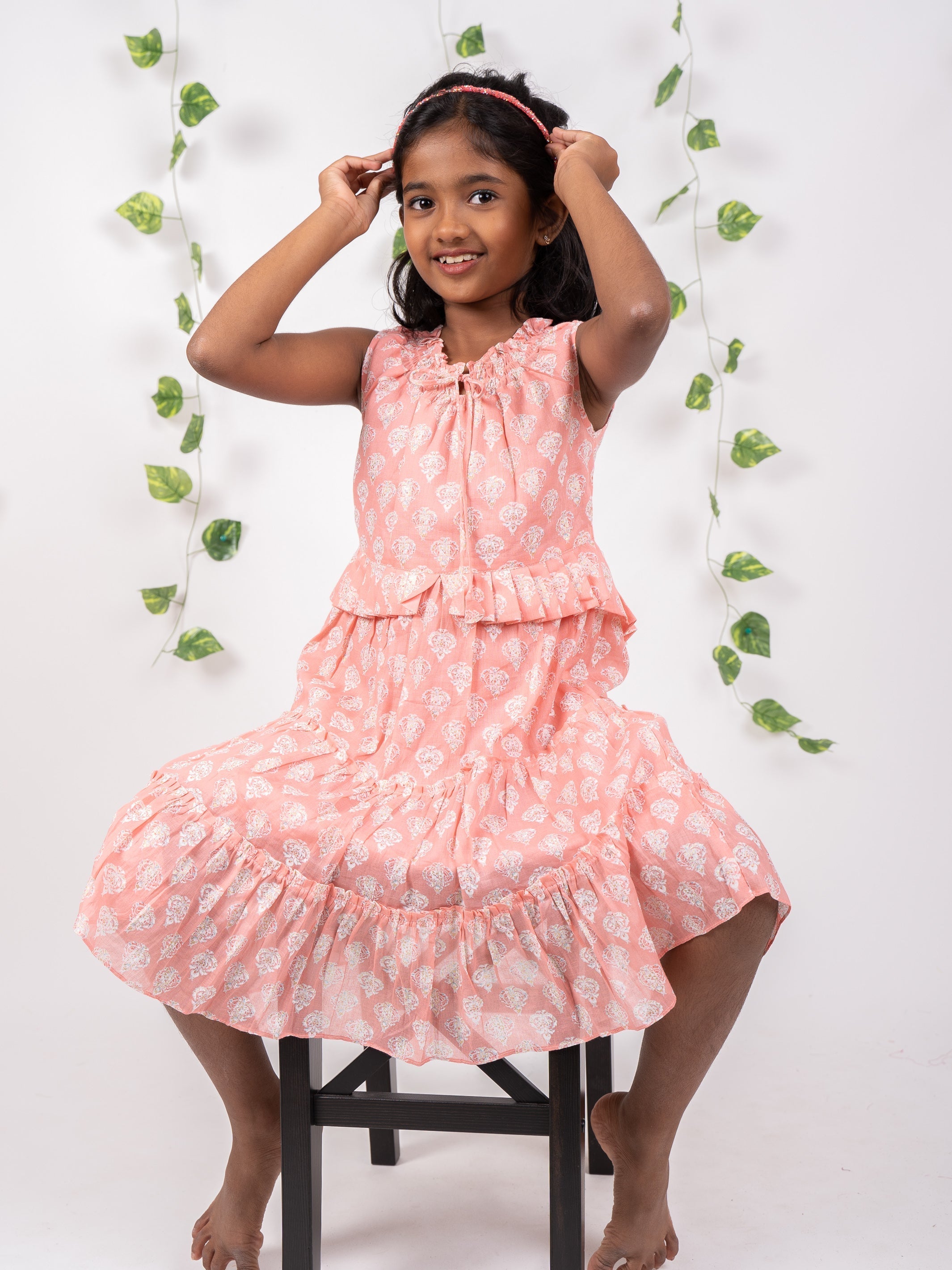 Enchanting Purple Cotton Gown with Exquisite Embroidery and Print – Sukriti  Store