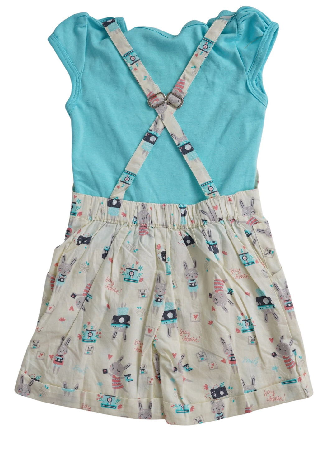 The Nesavu Baby Frock / Jhabla Say Cheese- Soft Cotton Jumpsuit Dresses For Newborn Girls psr silks Nesavu