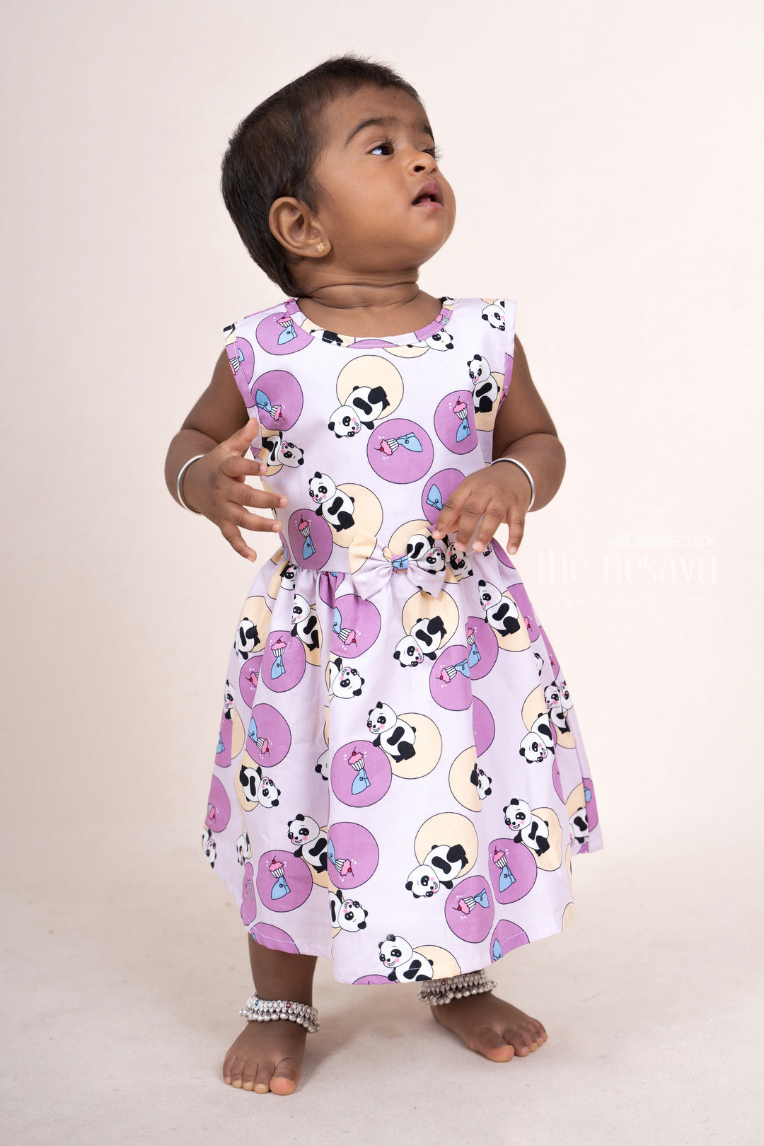The Nesavu Baby Frock / Jhabla Smart Soft Cotton Sleeveless Play Wear Frock For New Born Infant psr silks Nesavu